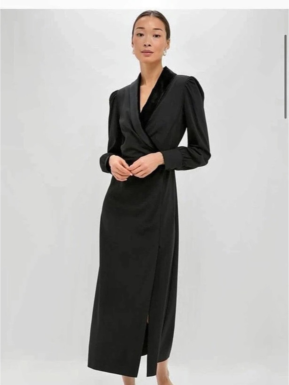Tuckernuck Pomander Place Black Mariella Maxi Dress L Large NWT